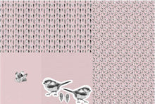 Lade das Bild in den Galerie-Viewer, Stenzo Vogel Motiv Jersey Panel in rosa/bunt