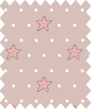 Lade das Bild in den Galerie-Viewer, Gütermann WITH LOVE Collection Punkte und Sterne Motiv Baumwollstoff
