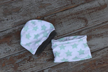 Lade das Bild in den Galerie-Viewer, Stenzo Sterne groß (4,5cm) Jersey in weiß/grün