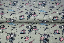 Lade das Bild in den Galerie-Viewer, Stenzo -Nähmaschine Motiv Jersey in grau/bunt