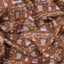 Lade das Bild in den Galerie-Viewer, Gütermann LIZZY’S GARDEN Collection Haus mit Vögeln Motiv Baumwollstoff