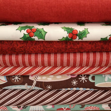 Lade das Bild in den Galerie-Viewer, Zweigart grob melierter Baumwollstoff in rot