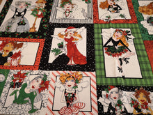 Lade das Bild in den Galerie-Viewer, Zweigart Weihnachtsfee Baumwoll-Panel in weiß/bunt