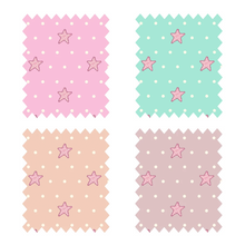 Lade das Bild in den Galerie-Viewer, Gütermann WITH LOVE Collection Punkte und Sterne Motiv Baumwollstoff