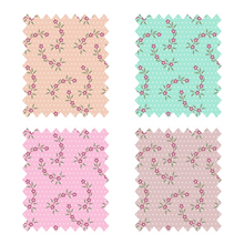 Lade das Bild in den Galerie-Viewer, Gütermann WITH LOVE Collection Blumenranke Motiv Baumwollstoff