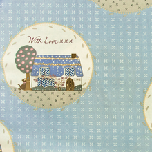 Lade das Bild in den Galerie-Viewer, Gütermann WITH LOVE Collection Haus Motiv Baumwollstoff