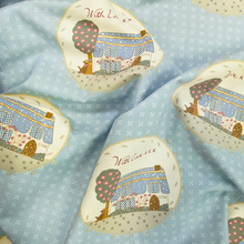 Lade das Bild in den Galerie-Viewer, Gütermann WITH LOVE Collection Haus Motiv Baumwollstoff