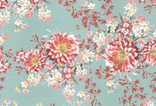 Lade das Bild in den Galerie-Viewer, Westfalenstoffe Dahlie Motiv Jersey in bleu/bunt