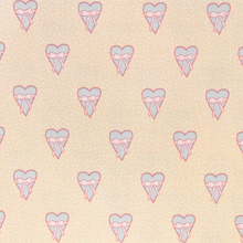 Lade das Bild in den Galerie-Viewer, Gütermann WITH LOVE Collection Herz mit Schleife Motiv Baumwollstoff