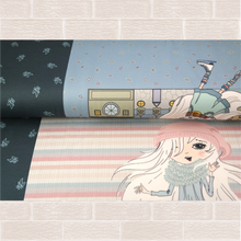 Lade das Bild in den Galerie-Viewer, Stenzo Wintermädchen Motiv Jersey Panel in bunt