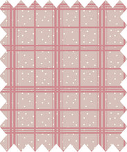 Lade das Bild in den Galerie-Viewer, Gütermann WITH LOVE Collection Karo mit Punkten Motiv Baumwollstoff