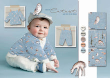 Lade das Bild in den Galerie-Viewer, Stenzo - Waldtiere Motiv Jersey in hellblau/bunt