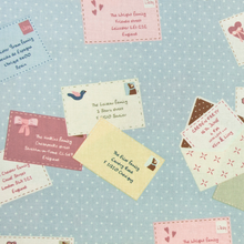 Lade das Bild in den Galerie-Viewer, Gütermann WITH LOVE Collection Postkarte Motiv Baumwollstoff