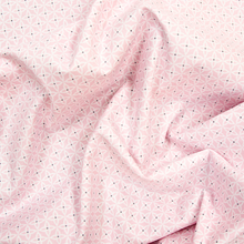 Lade das Bild in den Galerie-Viewer, Gütermann LONG ISLAND Collection Stern (1,4cm) Baumwollstoff in weiß/rosa