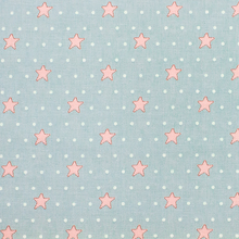 Lade das Bild in den Galerie-Viewer, Gütermann WITH LOVE Collection Punkte und Sterne Motiv Baumwollstoff