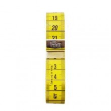 Maßband 150cm gelb/weiß