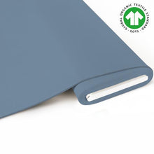 Lade das Bild in den Galerie-Viewer, unifarbener Bio Jersey in denim (blaugrau)
