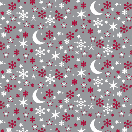 Westfalenstoffe KITZBÜHEL Collection Mond und Sterne Motiv Baumwollstoff