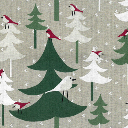 Westfalenstoffe TRONDHEIM Collection Tannenwald Motiv Baumwollstoff