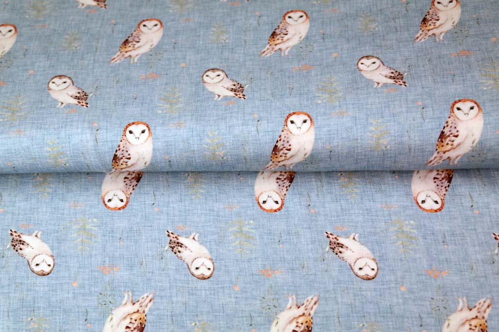 Stenzo - Waldtiere Motiv Jersey in hellblau/bunt