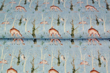 Lade das Bild in den Galerie-Viewer, Stenzo - Waldtiere Motiv Jersey in hellblau/bunt
