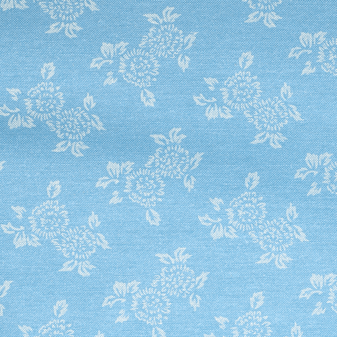 Streublumen Muster Jeansstoff (leicht) in hellblau