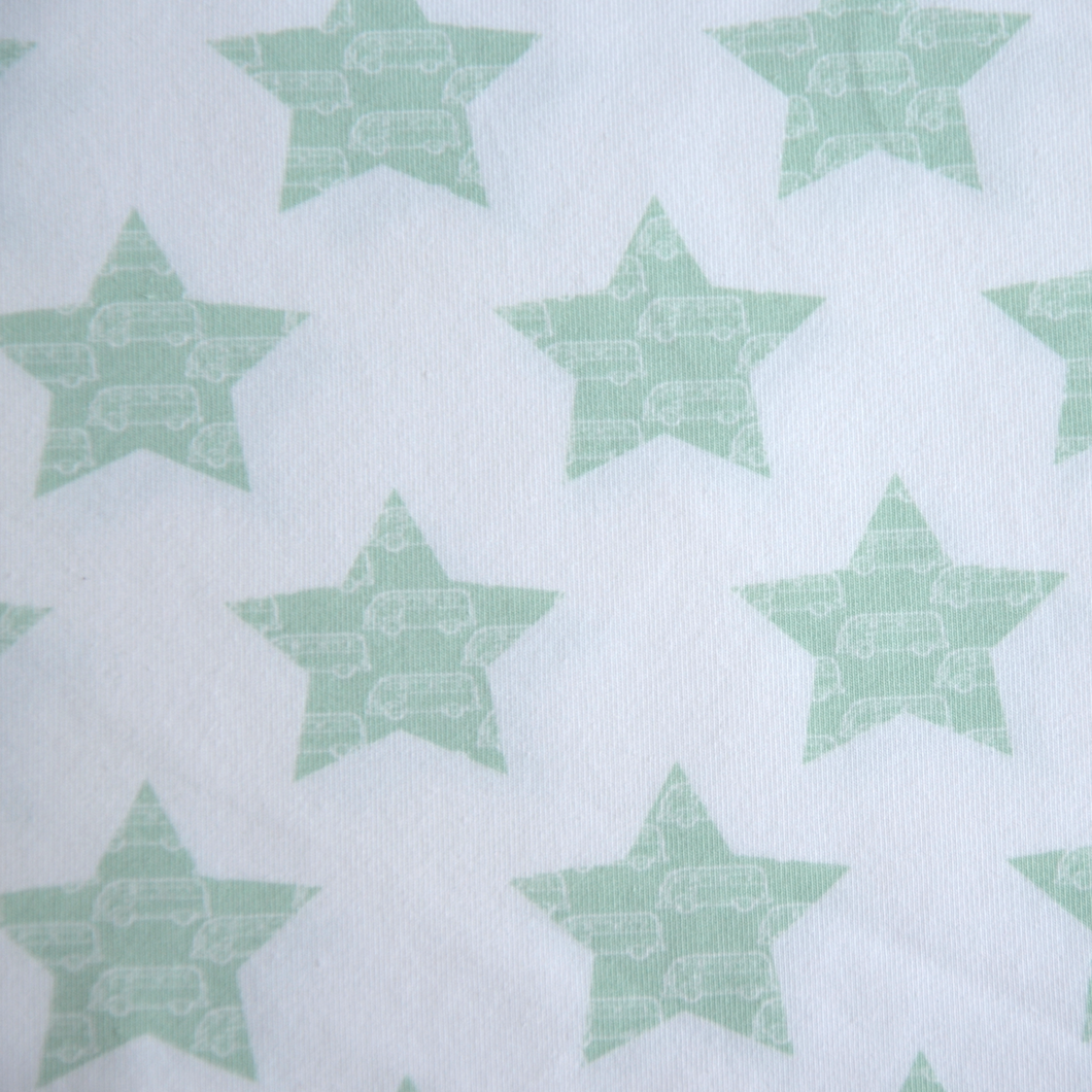 Stenzo Sterne groß (4,5cm) Jersey in weiß/grün