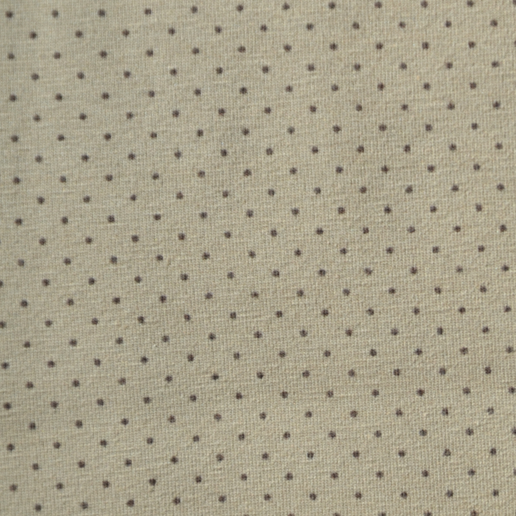 Stenzo Punkte (0,1cm) Jersey in hellbraun/dunkelbraun