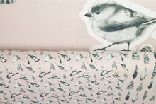 Lade das Bild in den Galerie-Viewer, Stenzo Vogel Motiv Jersey Panel in rosa/bunt
