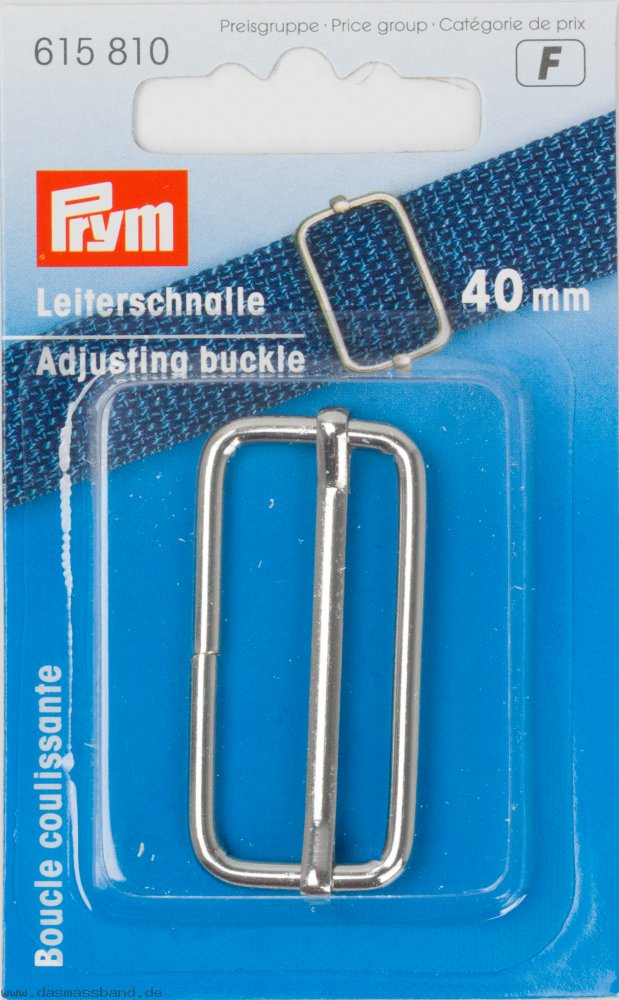 Leiterschnalle 40mm Metall