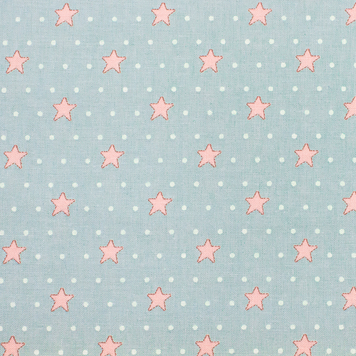 Gütermann WITH LOVE Collection Punkte und Sterne Motiv Baumwollstoff